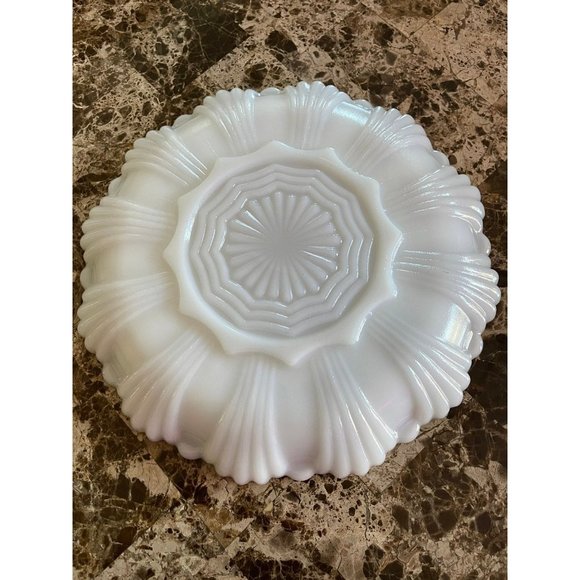 Milk Glass Deviled Egg Plate - Picture 6 of 12